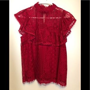 Small Red lace top from Vici